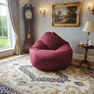 Luna Swift Xxxl Pear Shape Single Bean Bag-Maroon