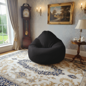 Luna Swift Xxxl Pear Shape Single Bean Bag-Black