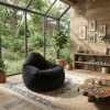 Luna Swift Xxl Pear Shape Single Bean Bag- Black