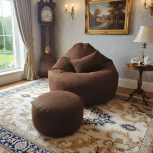 Luna Swift Xxxl Pear Shape 3pcs Combo Bean Bag-Deep Brown