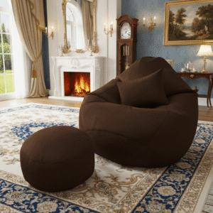 Luna Swift Xxl Pear Shape 3pcs Combo Bean Bag-Deep Brown