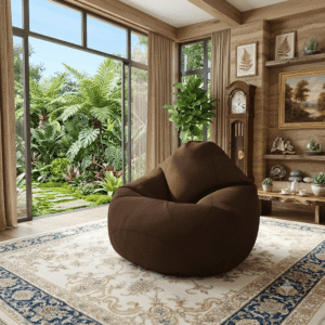 Luna Swift Xxl Pear Shape Single Bean Bag- Deep Brown
