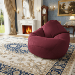 Luna Swift Xxl Pear Shape Single Bean Bag- Maroon