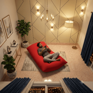 Xxl Baloo Bean Bag-Red