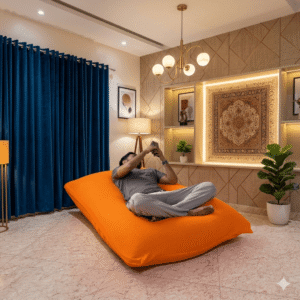 Xxl Baloo Bean Bag-Orange