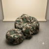 Fabrics Giant Roll Xxl 3pcs Combo Bean Bag-Army